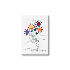 Boutiques de musées Magnet Pablo Picasso - La Paix (mains et bouquet de fleurs) New