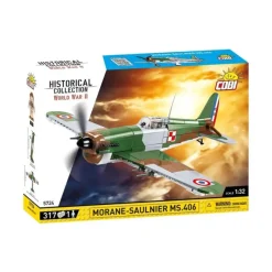 Boutiques de musées Maquette avion Morane saulnier MS406 - Cobi Historical collection Worl War II