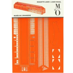 Loisirs Créatifs<Boutiques de musées Maquette laser Musée de l'Orangerie - Orange