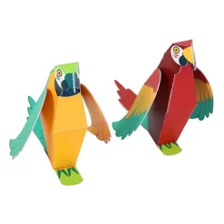 Jouets|Loisirs Créatifs<Boutiques de musées 2 maquettes Perroquets en papier