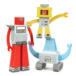 Jouets|Loisirs Créatifs<Boutiques de musées 3 maquettes Robots en papier