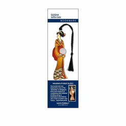 Boutiques de musées Marque-page en métal Geisha à l'éventail Hot