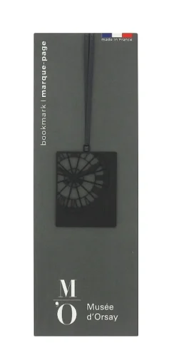 Cartes Et Marques Pages<Boutiques de musées Marque-page Horloge du musée d'Orsay - Noir