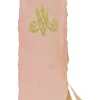 Boutiques de musées Marque-page papier bouilli en cuve - Monogramme de Marie-Antoinette - Saumon Best