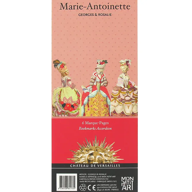 Loisirs Créatifs|Cartes Et Marques Pages<Boutiques de musées 6 Marque-pages Marie-Antoinette