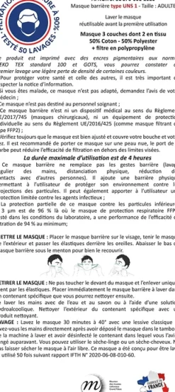 Masques Réutilisables<Boutiques de musées Masque réutilisable en tissu - Renaissance