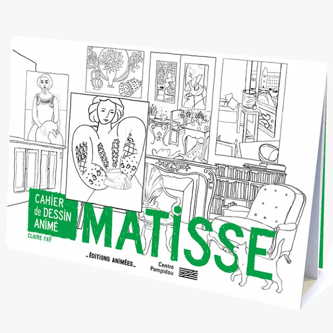 Loisirs Créatifs|Livres Jeunesse<Boutiques de musées Matisse - Cahier de dessin animé