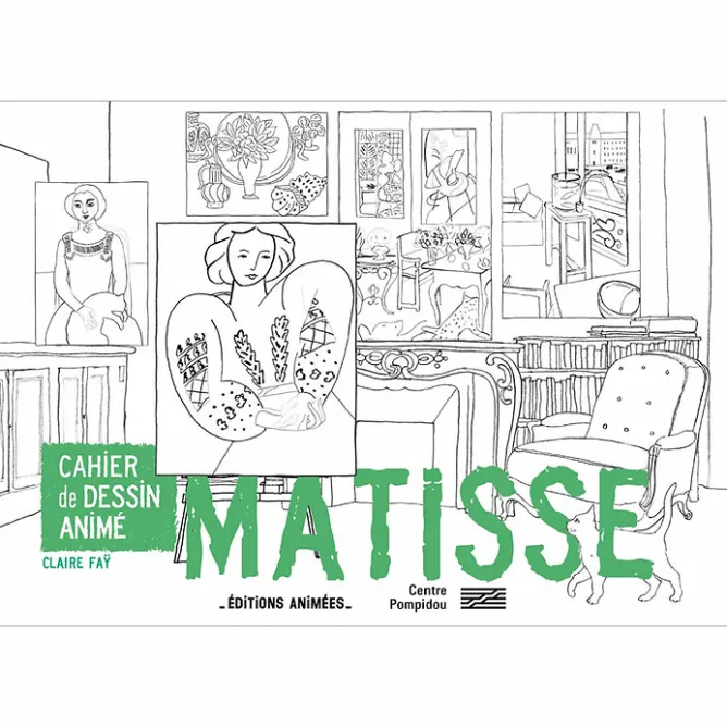 Loisirs Créatifs|Livres Jeunesse<Boutiques de musées Matisse - Cahier de dessin animé