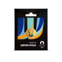 Boutiques de musées Médaillon Jeux Olympiques et Paralympiques de Paris 2024 - Alphabet Sport W - Water-polo Discount