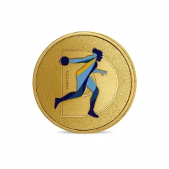 Boutiques de musées Médaillon Jeux Olympiques et Paralympiques de Paris 2024 - Alphabet Sport D - Lancer de disque Sale