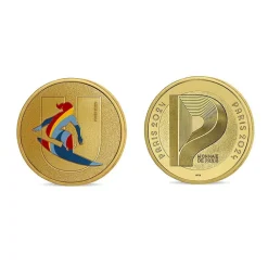 Médailles Et Monnaies<Boutiques de musées Médaillon Jeux Olympiques et Paralympiques de Paris 2024 - Alphabet Sport U - Surf