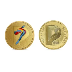 Médailles Et Monnaies<Boutiques de musées Médaillon Jeux Olympiques et Paralympiques de Paris 2024 - Alphabet Sport P - Plongeon