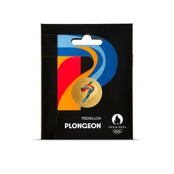 Médailles Et Monnaies<Boutiques de musées Médaillon Jeux Olympiques et Paralympiques de Paris 2024 - Alphabet Sport P - Plongeon