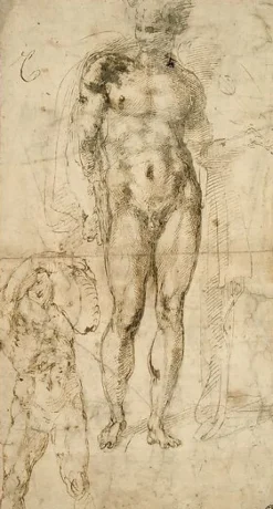 Boutiques de musées Mercure, inventeur de la lyre; homme nu portant un fardeau (panneaux aluminium) Clearance