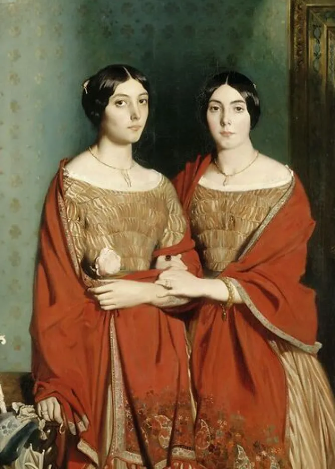 Panneaux Aluminium|Panneaux Acryliques<Boutiques de musées Mesdemoiselles Chassériau dit les deux soeurs (panneaux aluminium)