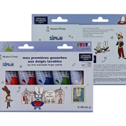 Loisirs Créatifs<Boutiques de musées Mes premières gouaches aux doigts lavables - Simon Superlapin - Musée d'Orsay