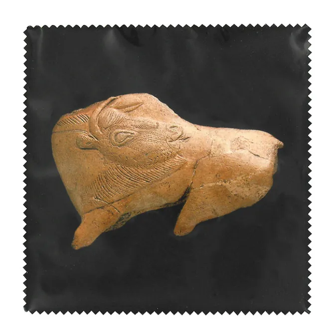 Boutiques de musées Microfibre Bison se léchant Clearance