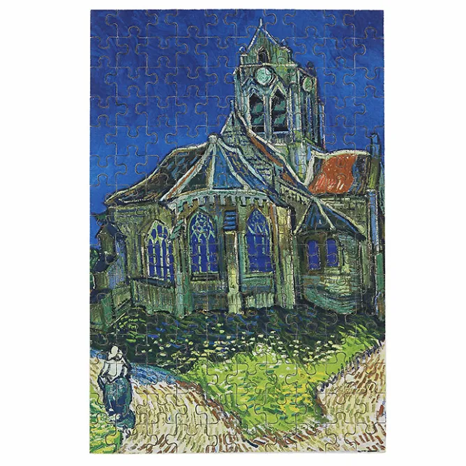 Loisirs Créatifs|Jeux<Boutiques de musées Micro Puzzle 150 pièces Vincent van Gogh - L'Église d'Auvers-sur-Oise