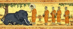 Affiches D'Art|Affiches D'Art Encadrées<Boutiques de musées Miracle de l'éléphant furieux à Rajagriha (détail) (affiches d'art)