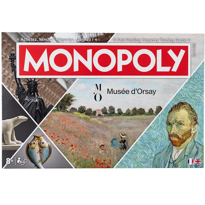 Jeux<Boutiques de musées Monopoly Musée d'Orsay