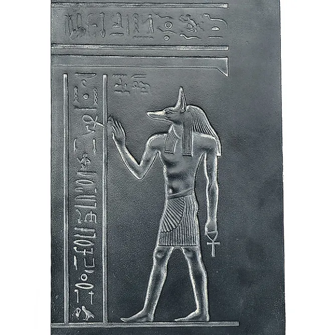 Boutiques de musées Moulage Anubis tendant le signe de la vie Online