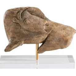 Boutiques de musées Moulage Bison se léchant Sale