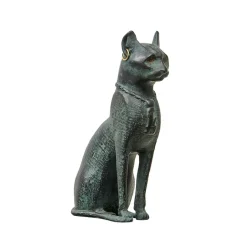 Antiquités Orientales Et Égyptiennes<Boutiques de musées Moulage Chatte Bastet aux boucles d'oreilles