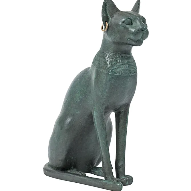 Antiquités Orientales Et Égyptiennes<Boutiques de musées Moulage Chatte de la déesse Bastet - Bronze