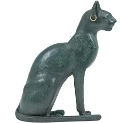 Antiquités Orientales Et Égyptiennes<Boutiques de musées Moulage Chatte de la déesse Bastet - Bronze