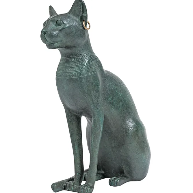 Antiquités Orientales Et Égyptiennes<Boutiques de musées Moulage Chatte de la déesse Bastet - Bronze