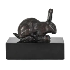 Boutiques de musées Moulage Lapin couché Barye Outlet