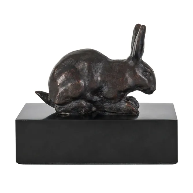 Boutiques de musées Moulage Lapin couché Barye Outlet