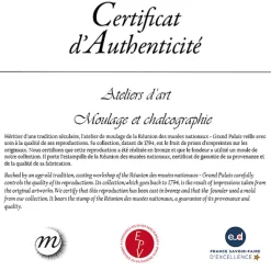 Boutiques de musées Moulage Stèle d'Amsit tendant le signe de vie Discount