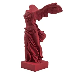Antiquités Gallo-Romaines & Gréco-Romaines<Boutiques de musées Moulage Victoire de Samothrace 34 cm - Rouge sombre