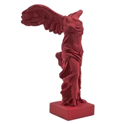 Antiquités Gallo-Romaines & Gréco-Romaines<Boutiques de musées Moulage Victoire de Samothrace 34 cm - Rouge sombre