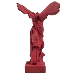 Antiquités Gallo-Romaines & Gréco-Romaines<Boutiques de musées Moulage Victoire de Samothrace 34 cm - Rouge sombre