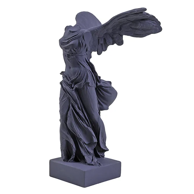 Antiquités Gallo-Romaines & Gréco-Romaines<Boutiques de musées Moulage Victoire de Samothrace 34 cm - Bleu poudre