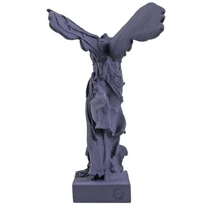 Antiquités Gallo-Romaines & Gréco-Romaines<Boutiques de musées Moulage Victoire de Samothrace 34 cm - Bleu poudre