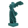 Antiquités Gallo-Romaines & Gréco-Romaines<Boutiques de musées Moulage Victoire de Samothrace 34 cm - Vert pétrole