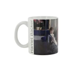 Art De La Table<Boutiques de musées Mug Harriet Backer - Intérieur bleu