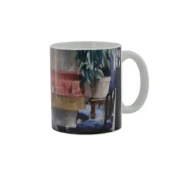 Art De La Table<Boutiques de musées Mug Harriet Backer - Intérieur bleu