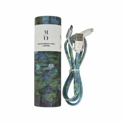 Boutiques de musées Multicâbles 3 en 1 - 1 mètre Claude Monet - Nymphéas bleus Online