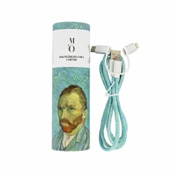 High-Tech<Boutiques de musées Multicâbles 3 en 1 - 1 mètre Vincent van Gogh - Portrait de l'artiste