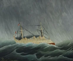 Boutiques de musées Navire dans la tempête (panneaux aluminium) Clearance