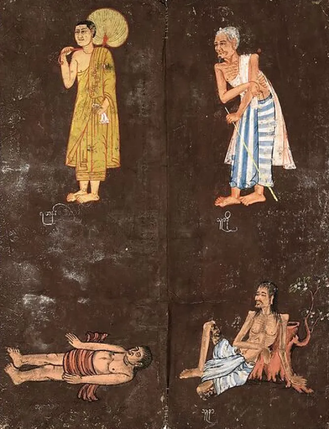 Boutiques de musées Nemi Jataka (détail) (toiles encadrées) Hot