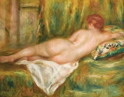 Toiles Encadrées|Toiles Sans Cadre<Boutiques de musées Nu couché, vu de dos ou Le Repos après le bain (toiles encadrées)