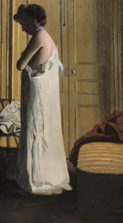 Toiles Encadrées|Toiles Sur Châssis<Boutiques de musées Nu dans un intérieur, femme retirant sa chemise (toiles encadrées)