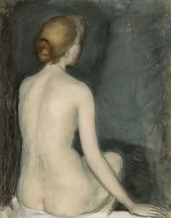 Boutiques de musées Nu, femme assise, de dos (détail) (toiles encadrées) Hot