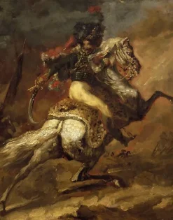 Boutiques de musées Officier de chasseur à cheval chargeant, esquisse (panneaux acryliques) Best