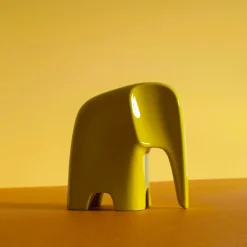 Boutiques de musées Olifant - Éléphant en porcelaine - Jaune soleil - Caussa Sale